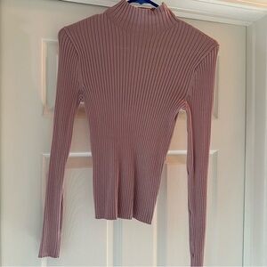 ZARA pink turtle neck